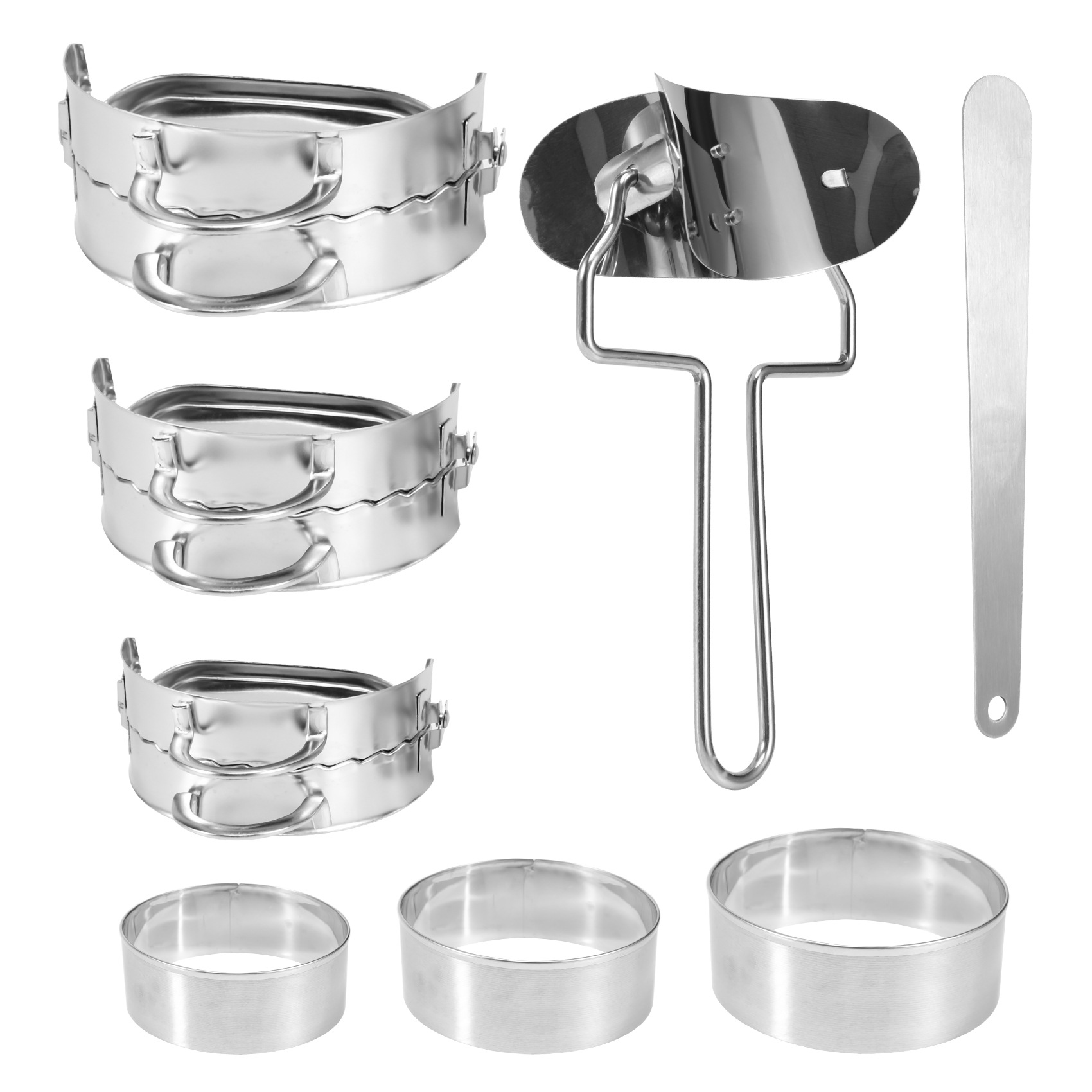 FAST-Dumplings Maker 8 Pcs, Pr - Dumpling Press Set 评论和价格