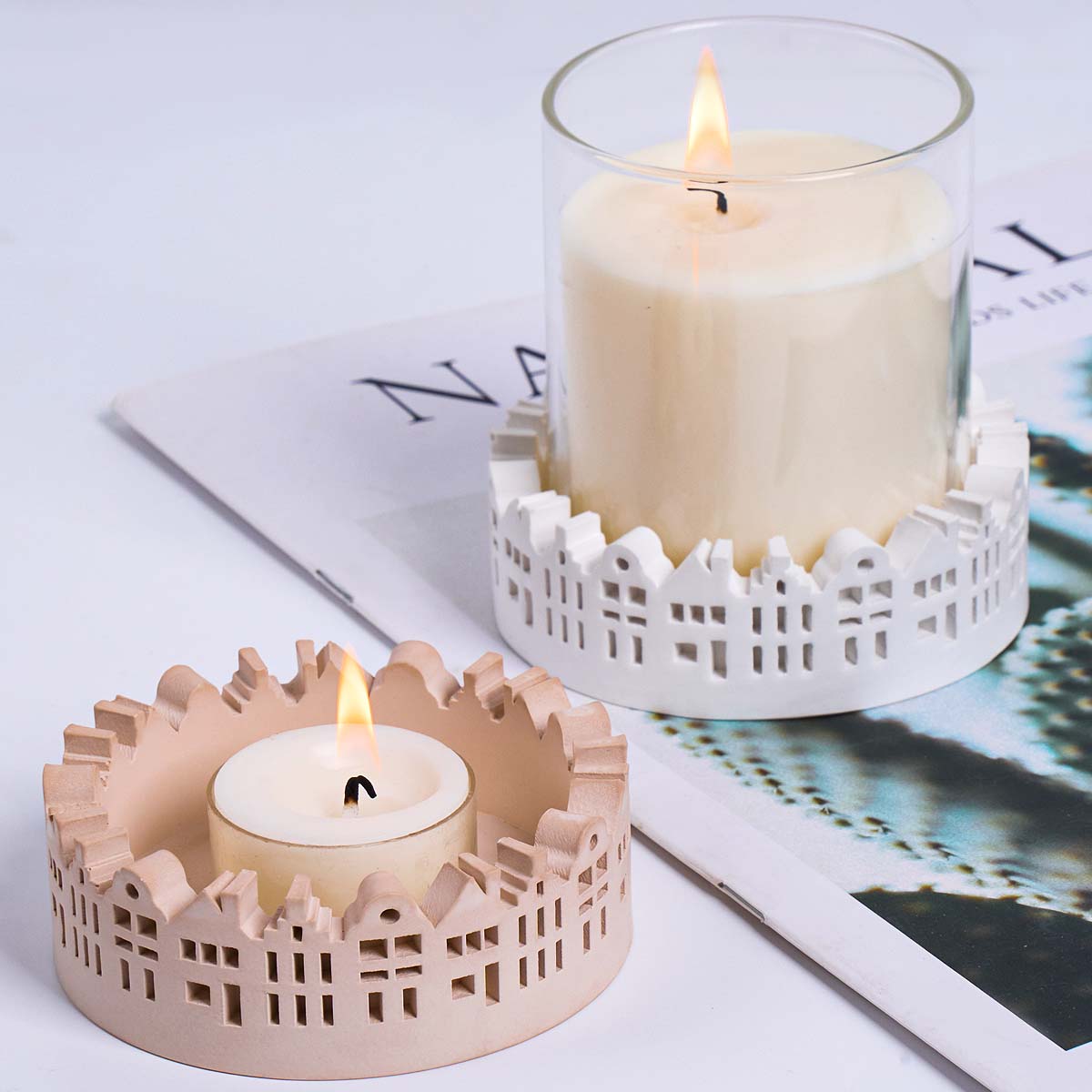 Hollow Round House Candle Hold - Potsticker Mold 评论和价格
