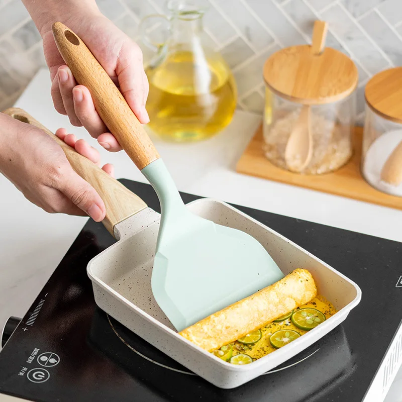 Non-stick Silicone Spatula Wid - Okonomiyaki Spatula 评论和价格