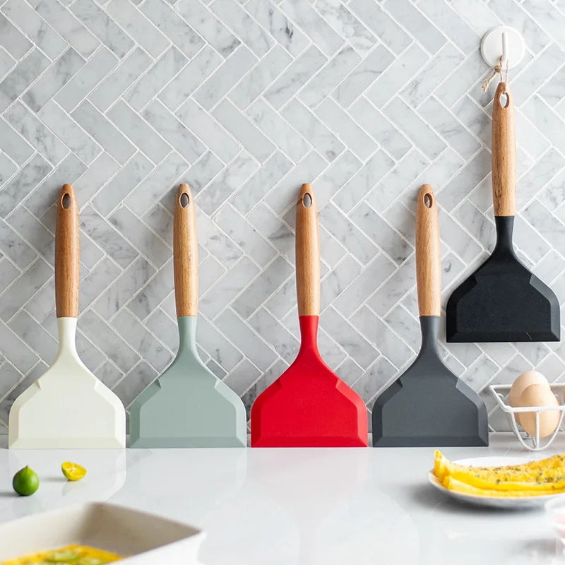 Non-stick Silicone Spatula Wid - Okonomiyaki Spatula 评论和价格