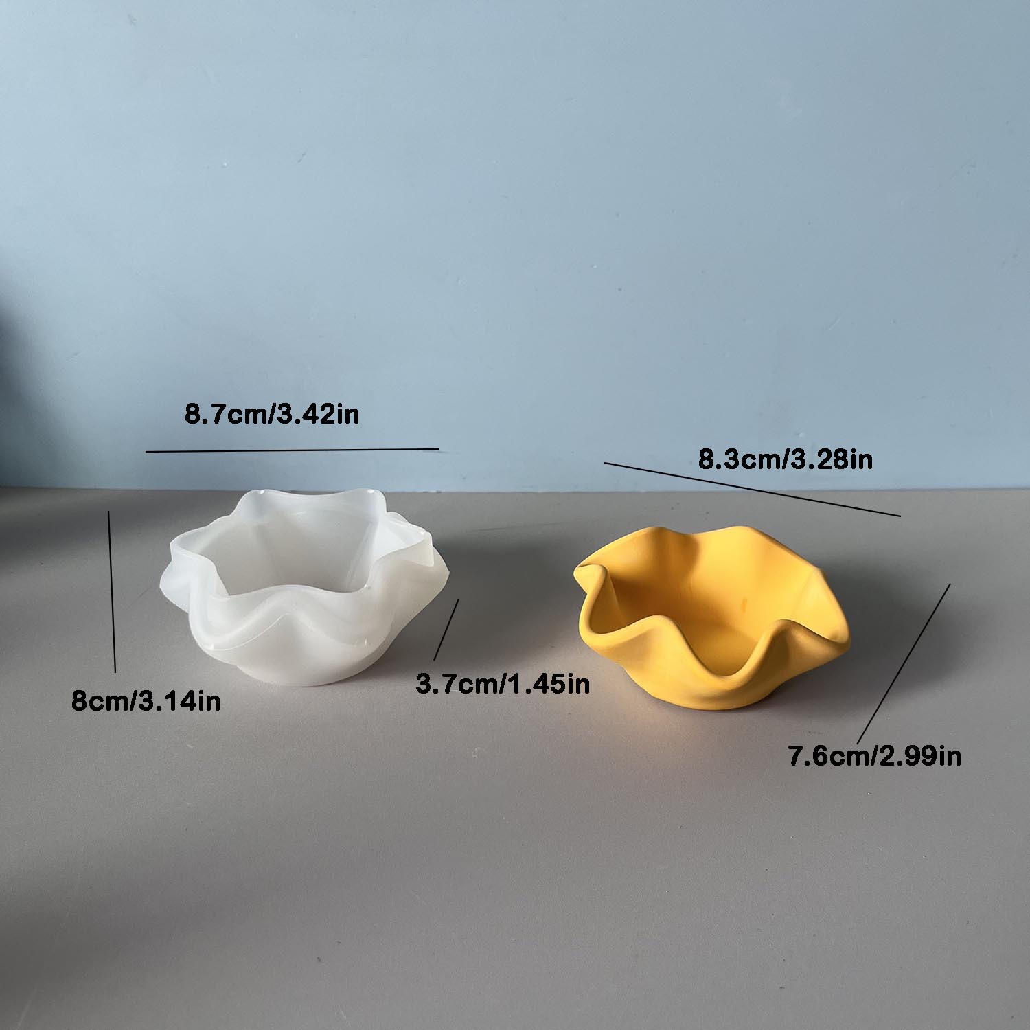 Creative Curved Edge Candle Bo - Potsticker Mold 评论和价格